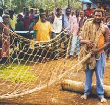 Net for catching Cassowary and pigs