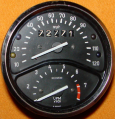 MotoMeter tacho/speedo