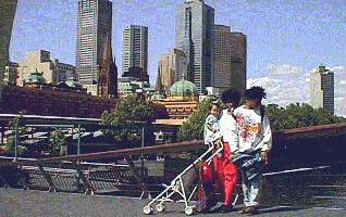 Melbourne looking towards Flinders St